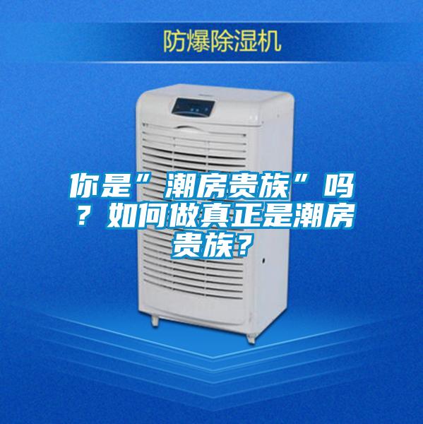 你是”潮房貴族”嗎？如何做真正是潮房貴族？