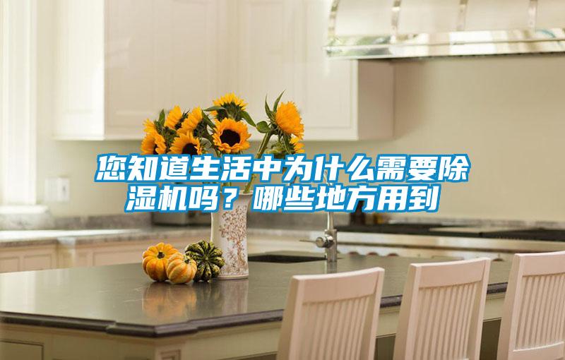 您知道生活中為什么需要除濕機嗎？哪些地方用到