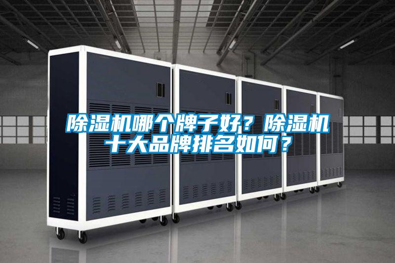 除濕機哪個牌子好？除濕機十大品牌排名如何？