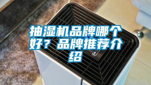 抽濕機品牌哪個好？品牌推薦介紹