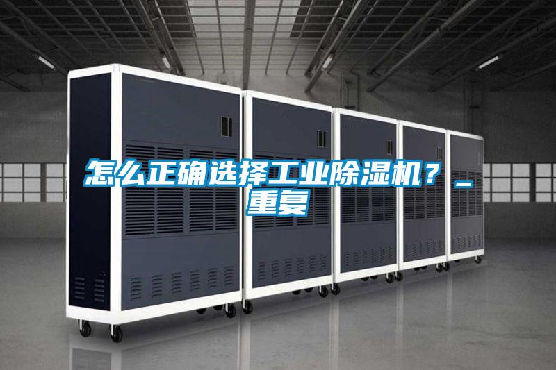 怎么正確選擇工業除濕機？_重復