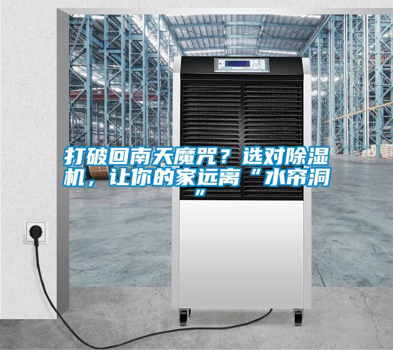 打破回南天魔咒？選對除濕機，讓你的家遠離“水簾洞”