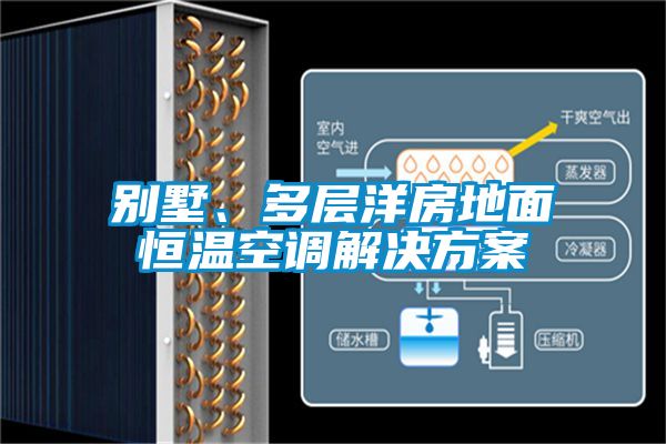 別墅、多層洋房地面恒溫空調解決方案