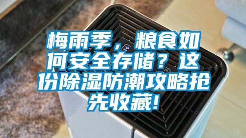 梅雨季，糧食如何安全存儲(chǔ)？這份除濕防潮攻略搶先收藏!